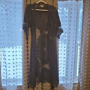 Rebellion Navy Blue Lace Cardigan